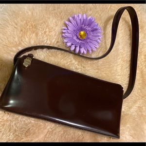 Furla burgungy shoulder bag